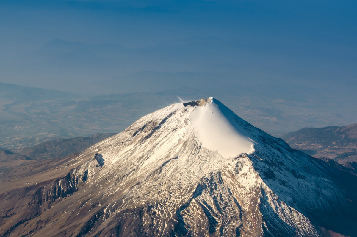 Snowy summit of Pico de Orizaba