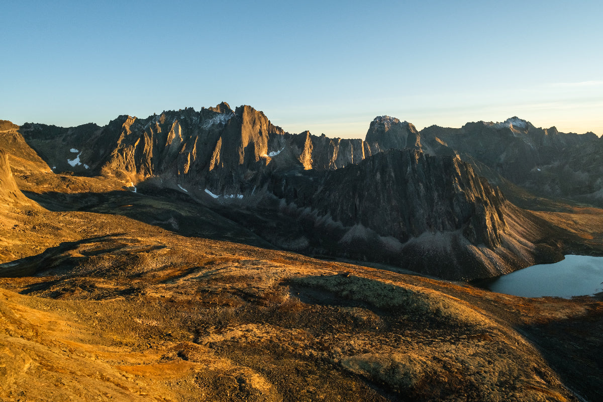 Rugged peaks Tombstone North Canada