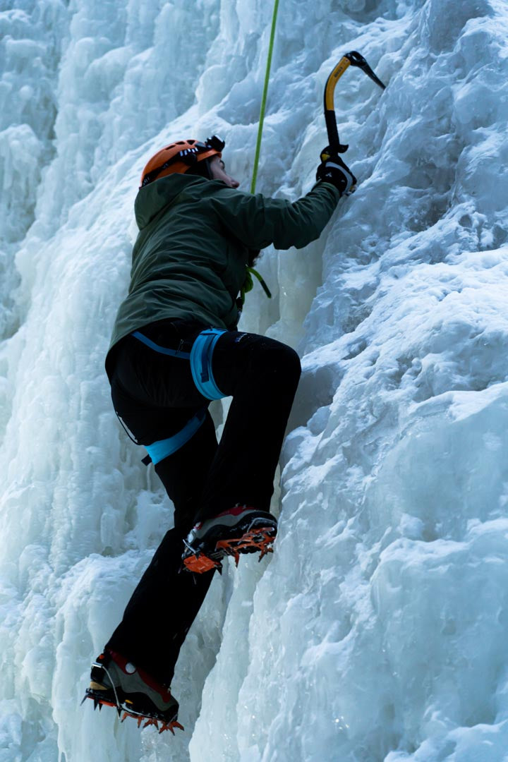 Extreme Yukon Night – Ice Climb, Fondue & Northern Lights by Snowmobile