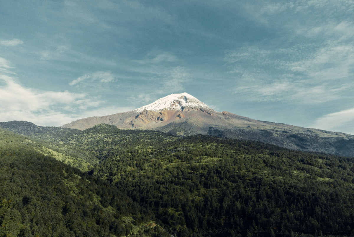 Largest volcano and mountain in Mexico, third highest in North-America