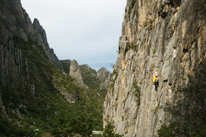 Rock climbing on El Potrero Chico Mexico