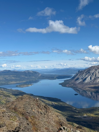 Carcross Lakes area, view from Sam McGee hiking trail