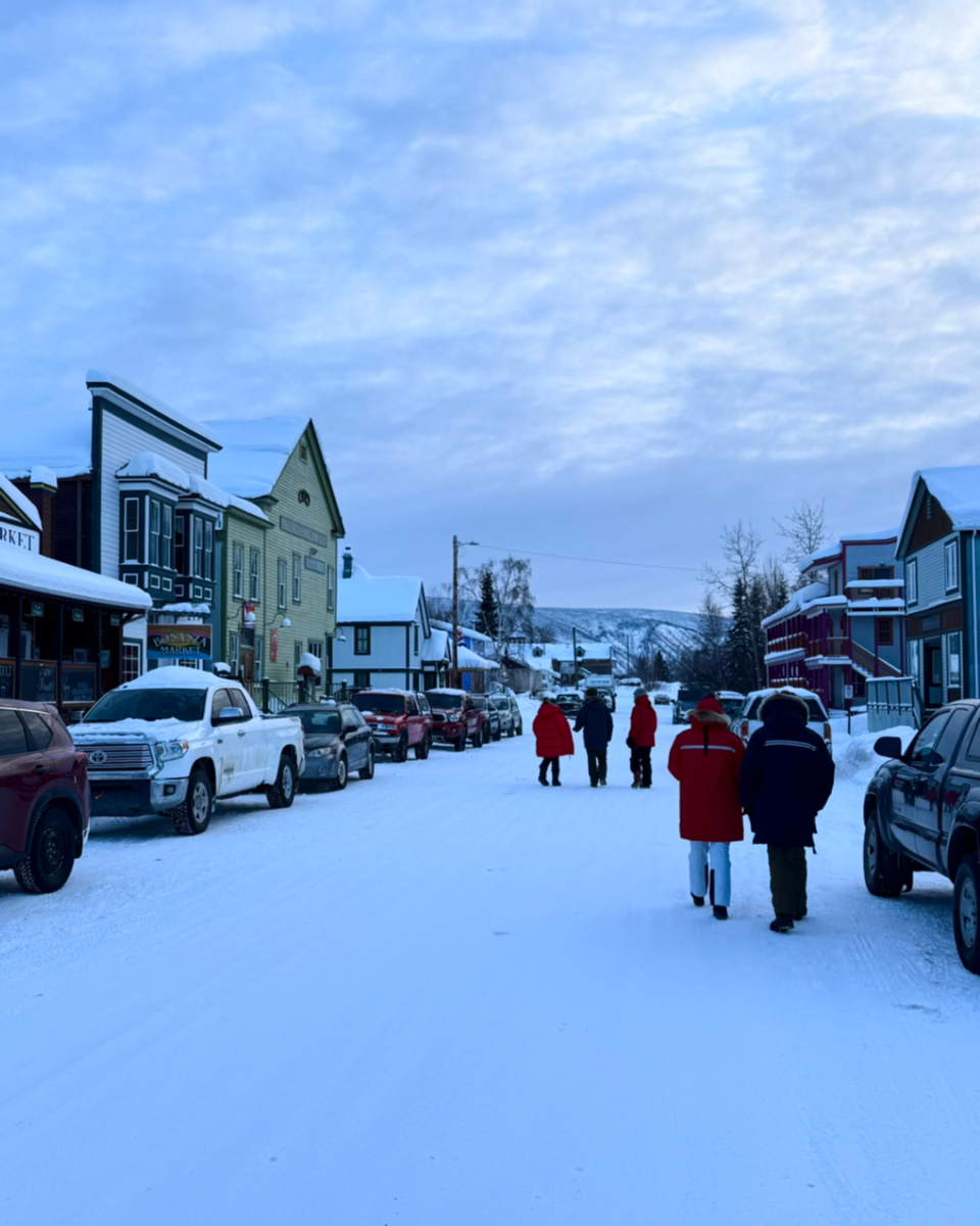 Dawson City in the winter, Yukon Canada