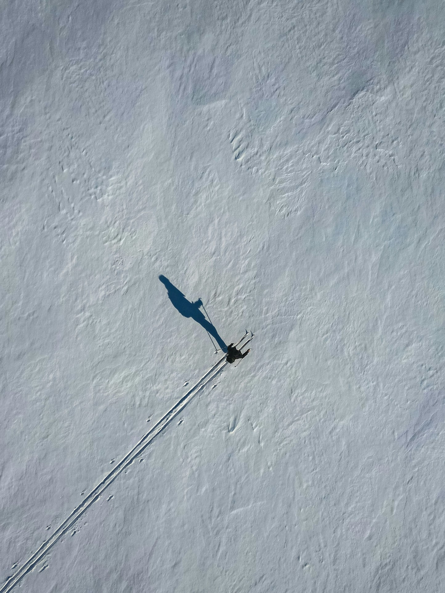 Cross-Country Ski Adventure on a Frozen Lake